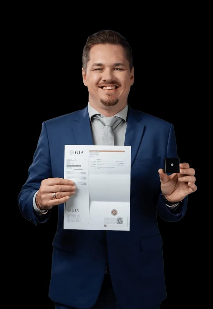 Daniel Mors com certificado GIA